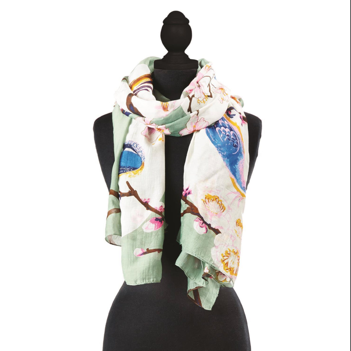 Blossom & Birds Scarf
