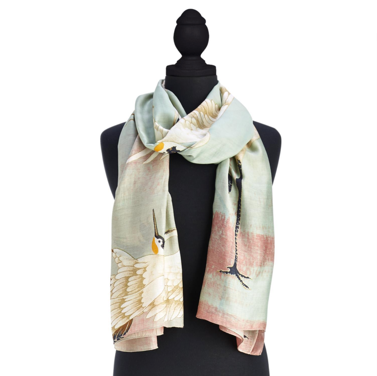 Aqua Heron Scarf