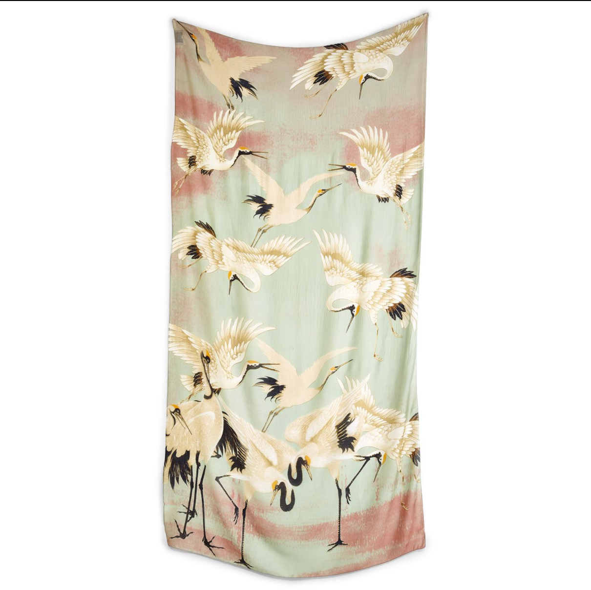 Aqua Heron Scarf