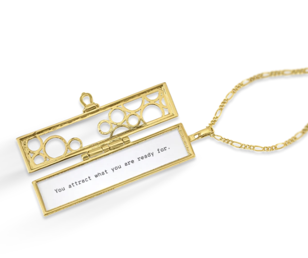 Cascading Circles Fortune Locket
