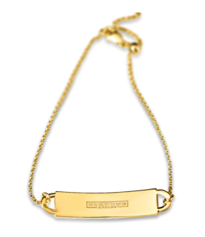 Mini Fortune Bracelet: "Tap into your magic." - 14K Gold Dipped