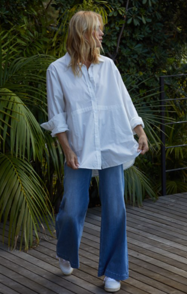 Off White Boyfriend Button Down