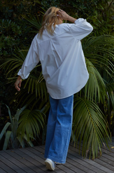 Off White Boyfriend Button Down