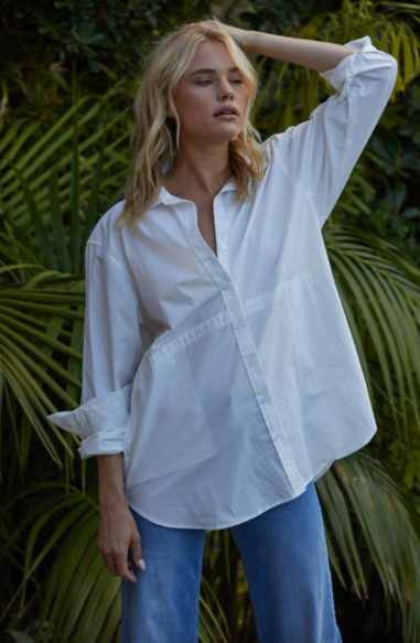 Off White Boyfriend Button Down
