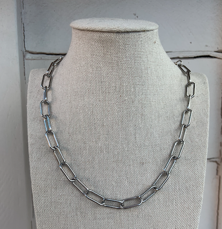 Chunky Paperclip Necklace