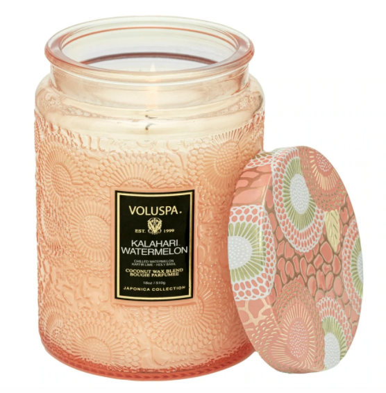 Kalahari Watermelon Large Glass Candle