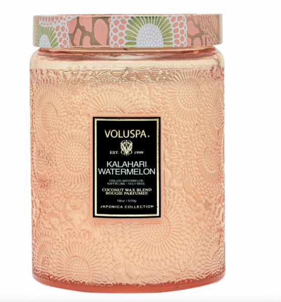 Kalahari Watermelon Large Glass Candle