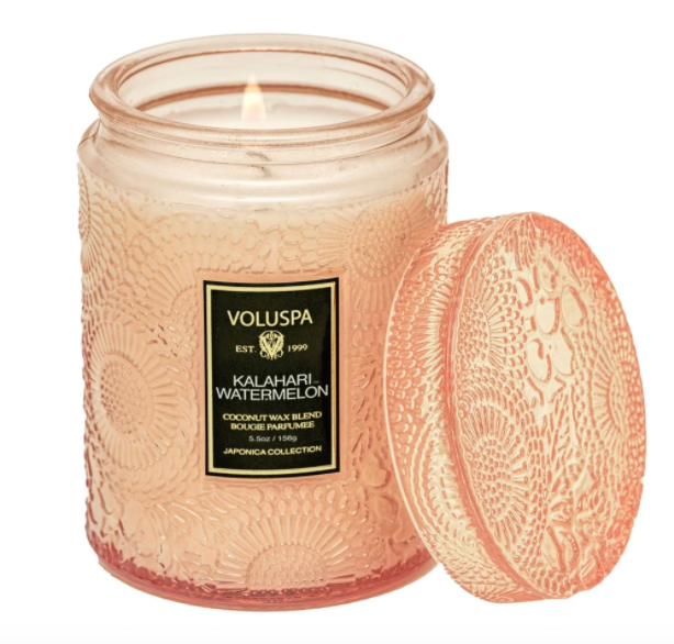 Kalahari Watermelon Small Glass Jar Candle