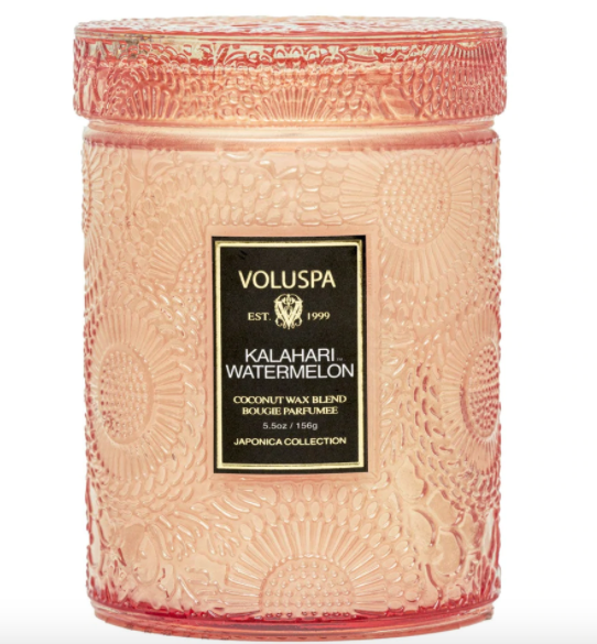 Kalahari Watermelon Small Glass Jar Candle