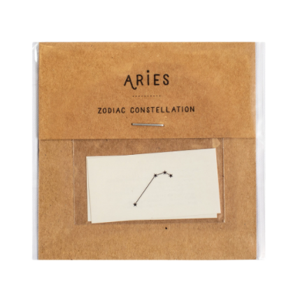 Zodiac Constellations Temporary Tattoos