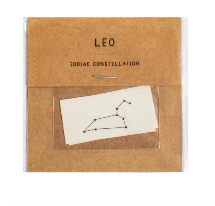 Zodiac Constellations Temporary Tattoos