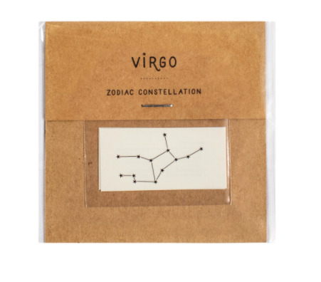 Zodiac Constellations Temporary Tattoos