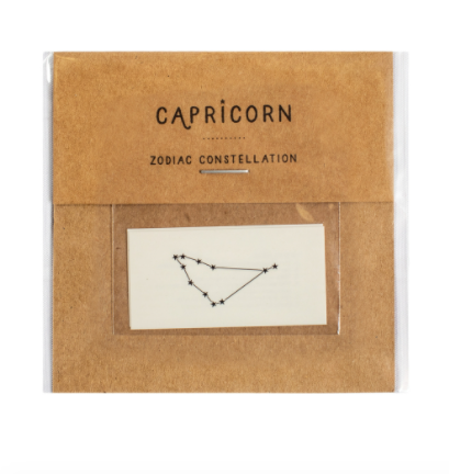 Zodiac Constellations Temporary Tattoos