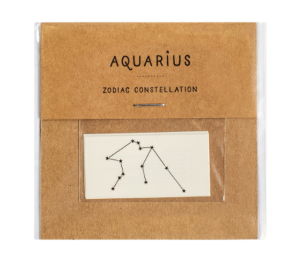 Zodiac Constellations Temporary Tattoos