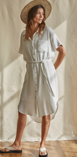 Short Sleeve Cotton Dress