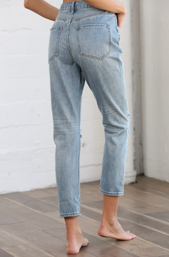 High Waist Boyfriend Jeans