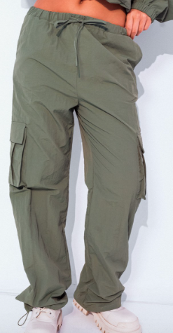 Nylon Cargo Pants