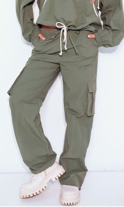 Nylon Cargo Pants