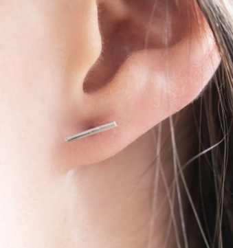 Bar Stud Earrings
