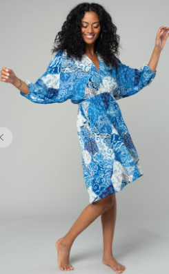 V-neck Dolman Dress