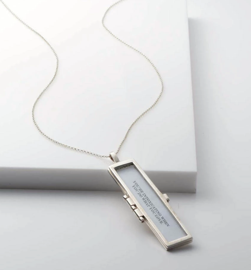Classic Fortune Locket // Platinum-Dipped