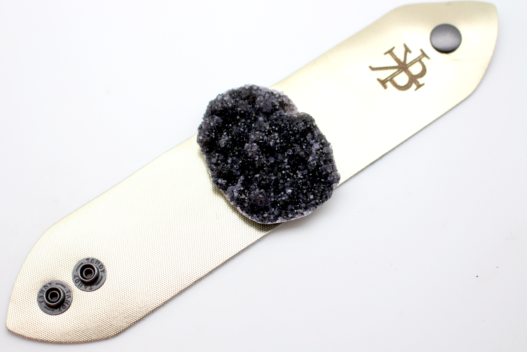 Geode Leather Cuff