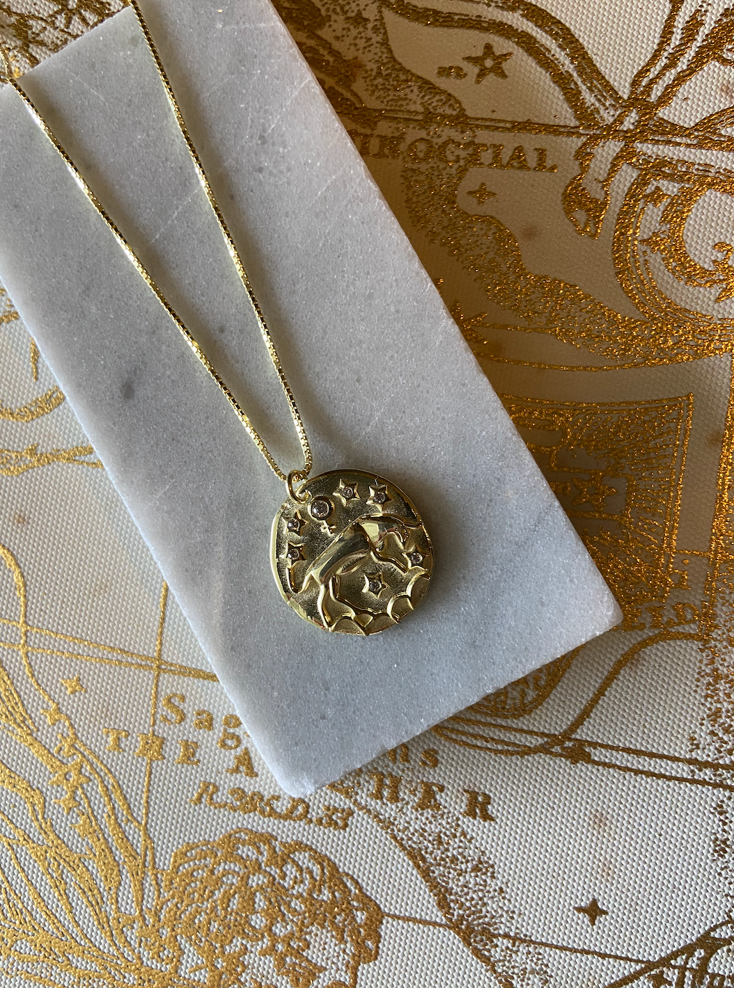 Zodiac Coin Necklace