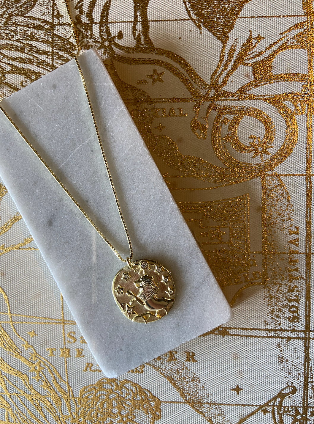Zodiac Coin Necklace