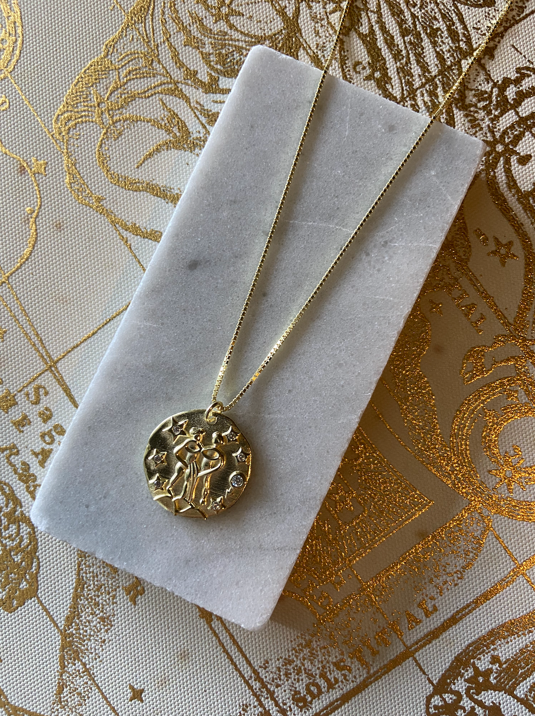 Zodiac Coin Necklace