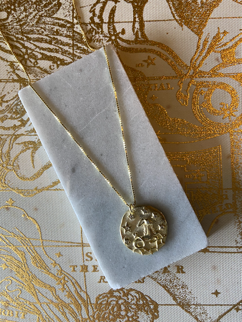 Zodiac Coin Necklace