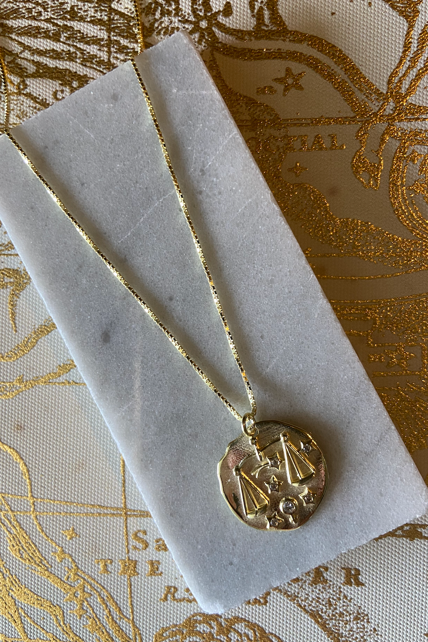 Zodiac Coin Necklace