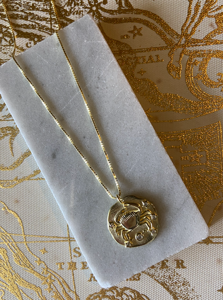 Zodiac Coin Necklace