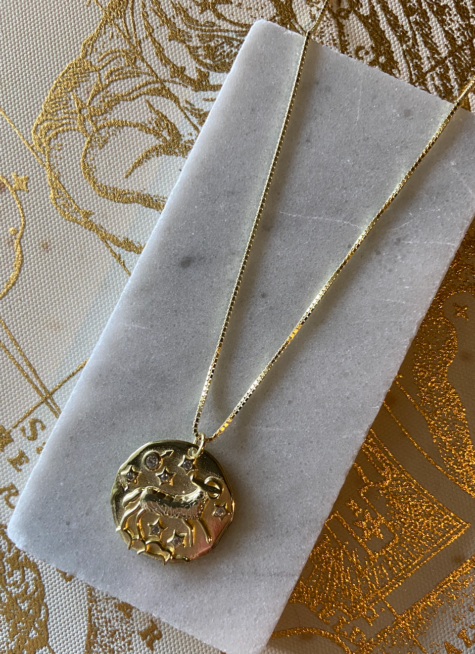 Zodiac Coin Necklace
