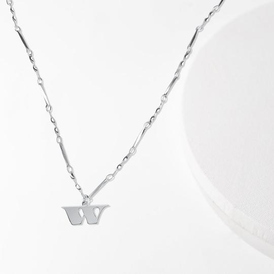 Letter Necklace - Silver