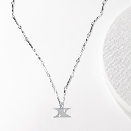 Letter Necklace - Silver
