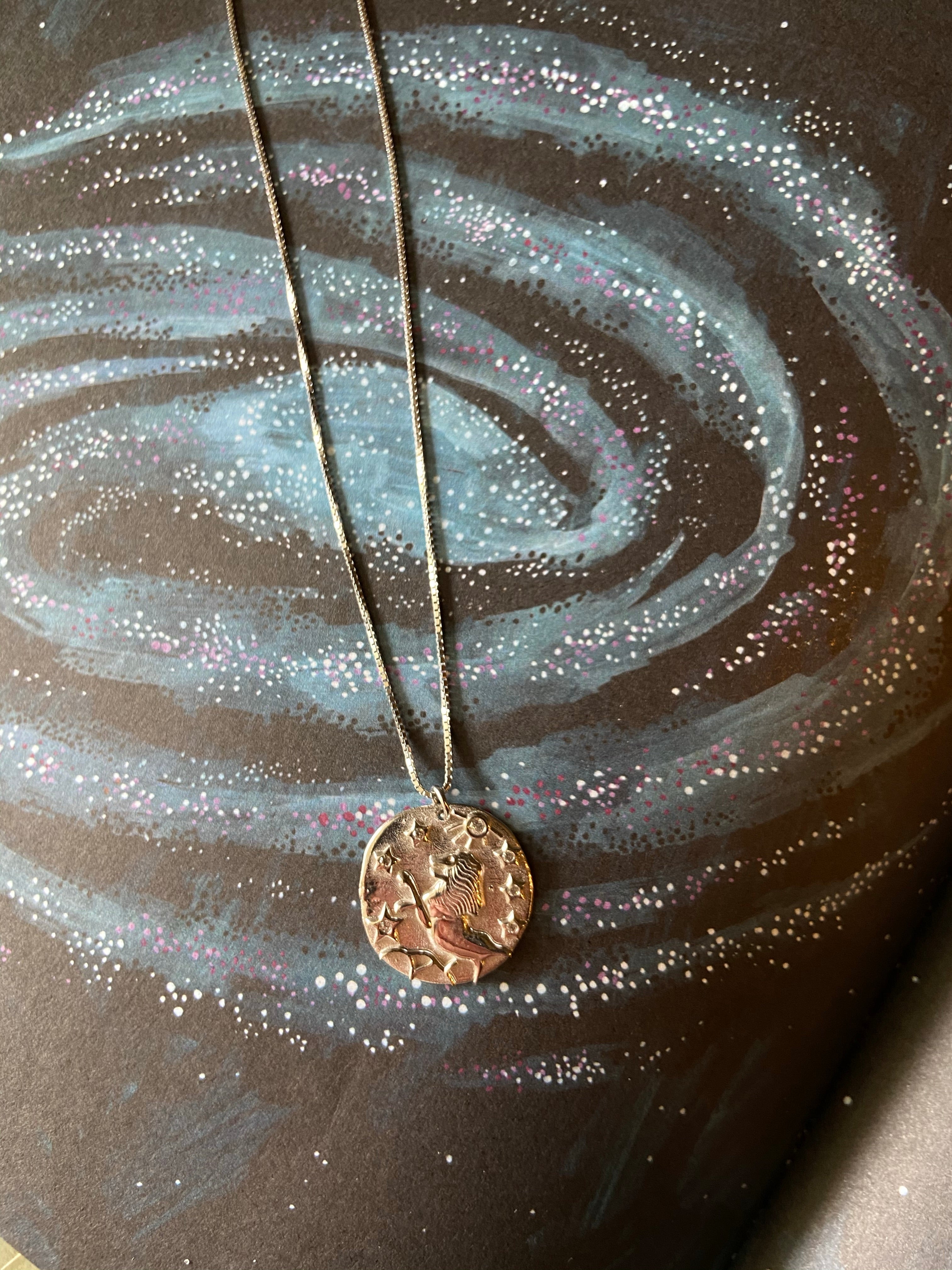 Zodiac Coin Necklace