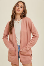 Load image into Gallery viewer, Heathered Mauve Cardigan