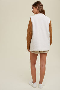 Ivory Sherpa Vest