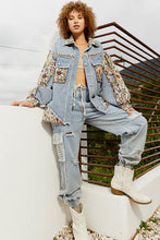 Load image into Gallery viewer, Buttoned Down Patterned Jacket - Denim