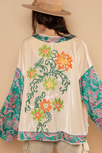 Load image into Gallery viewer, V Neck Paisley Top - Green
