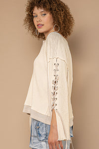 Laced Bell Sleeve - Creme