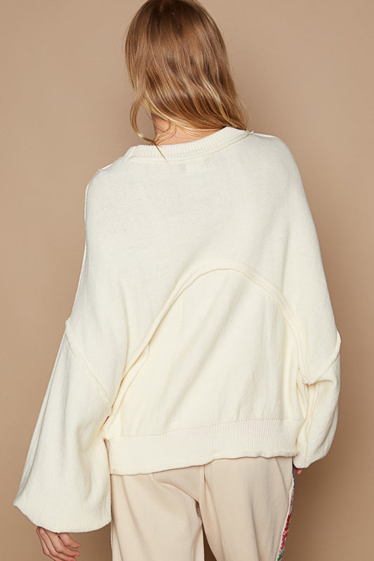 Grunge Sweater - Provence Cream