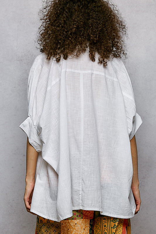 Dolman Sleeve Shirt - Off White
