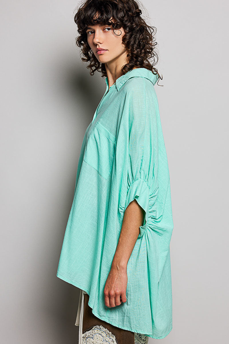 Dolman Sleeve Shirt - Mint