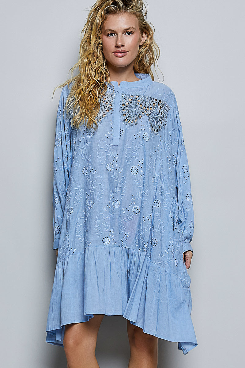Eyelet Love You Dress