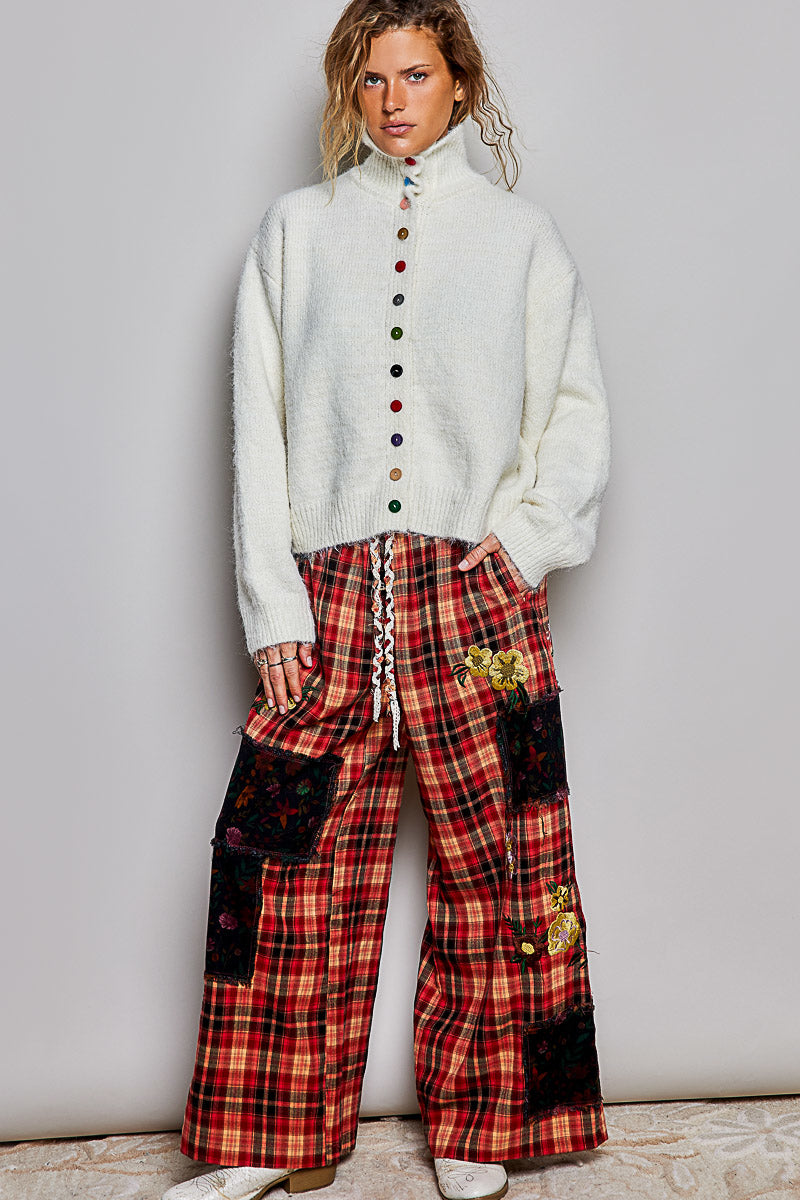 Retro Knit Cardigan - Cream