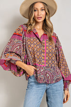 Load image into Gallery viewer, Boho Hippie Blouse