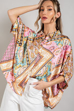 Load image into Gallery viewer, Paisley Patchwork Blouse