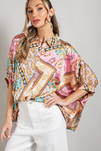 Load image into Gallery viewer, Paisley Patchwork Blouse