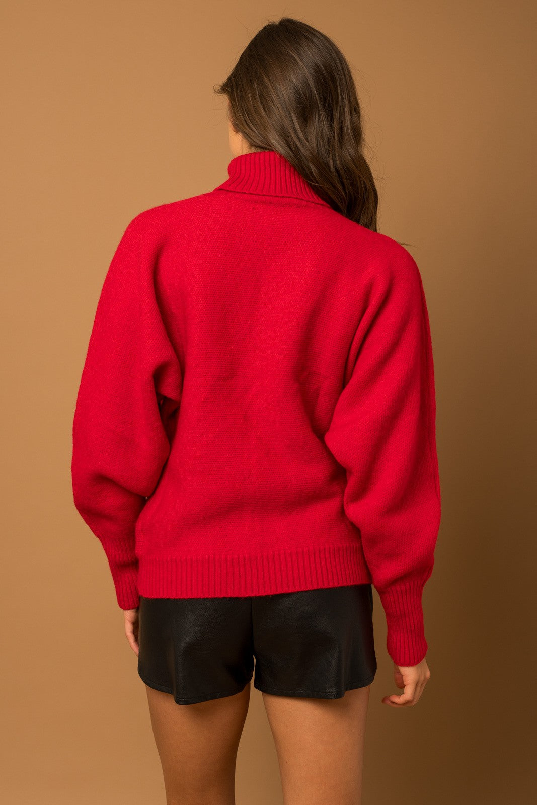 Fa La La Turtleneck - Red